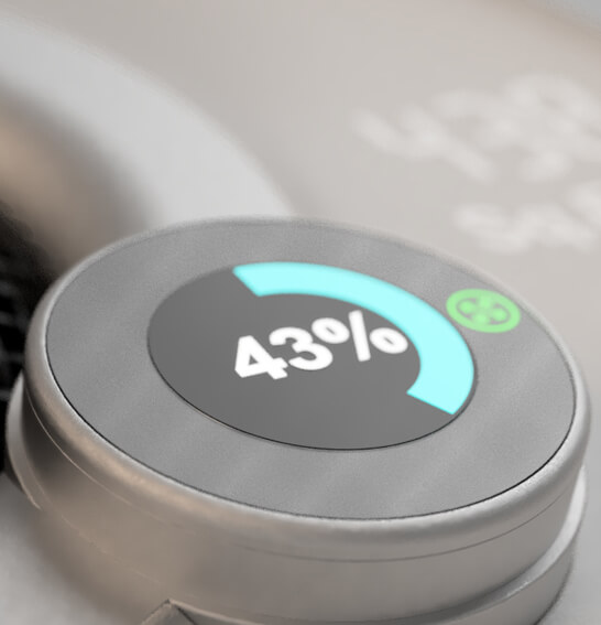 Ring controller and projected touch display